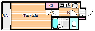 ＣＢレジデンス行徳 間取り図