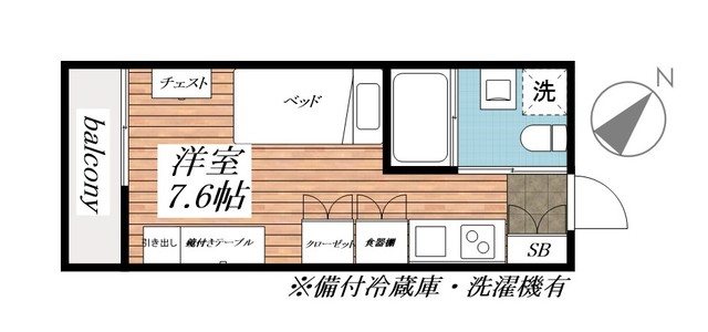 Ｌｉｇｅｒｅ南行徳Ｗｅｓｔ 間取り図