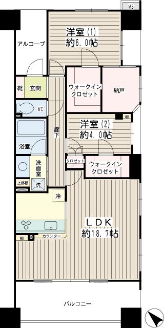 カワサキアイランドスイート 間取り