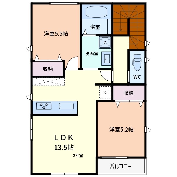 アゼリア富岡 間取り