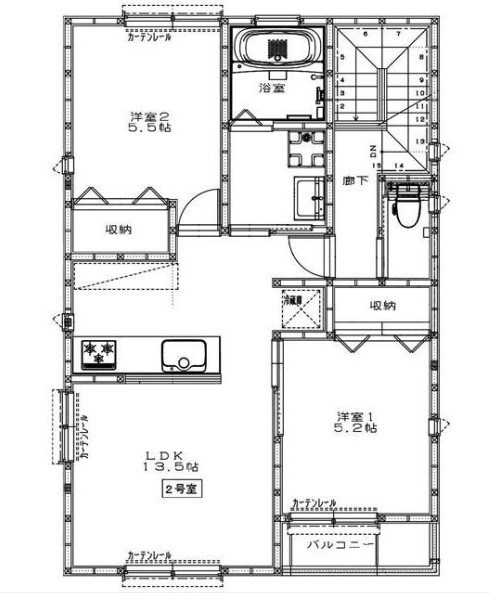 アゼリア富岡 間取り