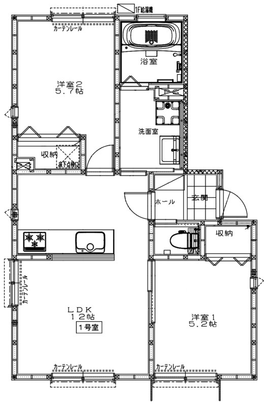 アゼリア富岡 間取り
