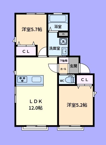 アゼリア富岡 間取り