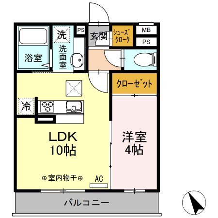 ハイム羽沢十番館 間取り
