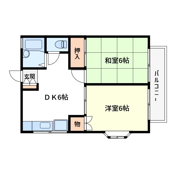 サンハイツ長島Ａ 間取り