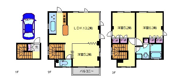 K-川崎 間取り