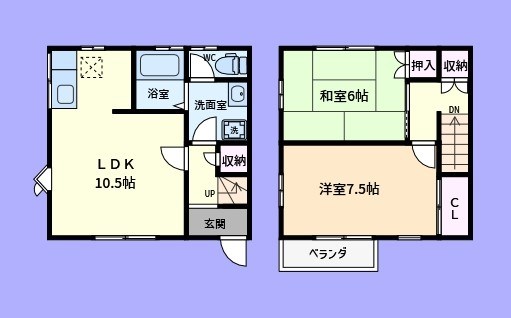 加藤テラスハウス 間取り