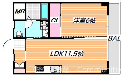マンショングレート慶 間取り図