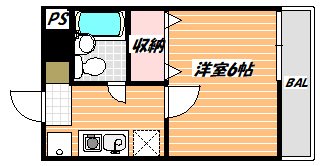 パークテラス堀江 間取り図