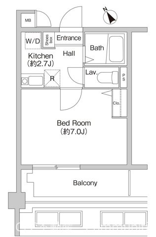 プライムアーバン浦安 間取り図
