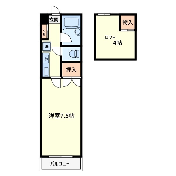 西山ハイツ 間取り