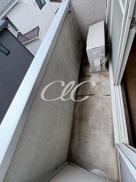 西山ハイツ ベランダ