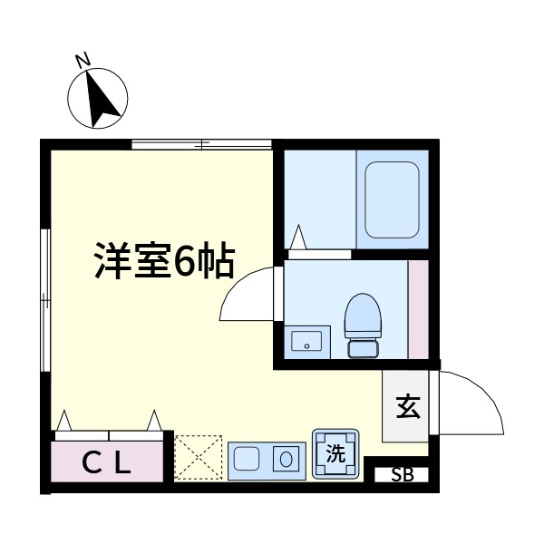 リバネックス菊名 201号室 間取り