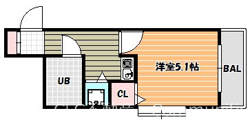 エメラルドコーポ 間取り図