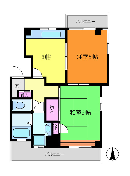 第二吉田ハイツ 間取り