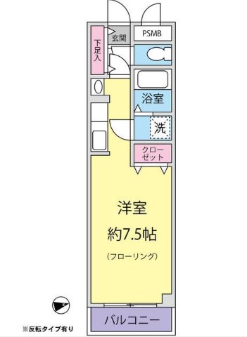 210号室 間取り