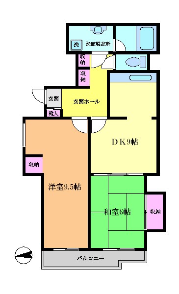 507号室 間取り