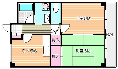 第2レクコーポ舞浜 間取り図