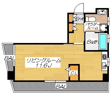 301号室 間取り