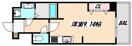ミツヤ富浜マンション  間取り