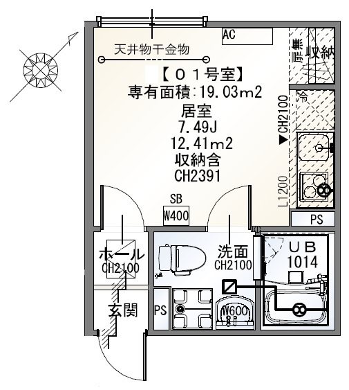 NanoCare Minami-Gyoutoku 間取り
