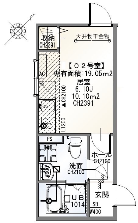 NanoCare Minami-Gyoutoku 間取り