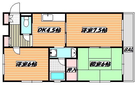 グレース浦安 間取り図