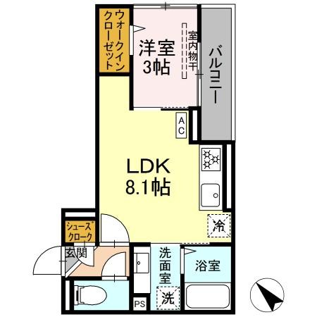 D-paina西寺尾 間取り