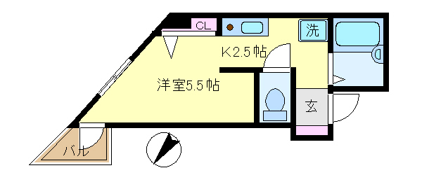 保井ビル 403号室 間取り