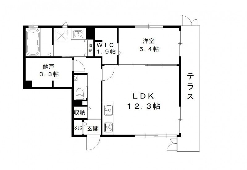 LUMINOUS 間取り図