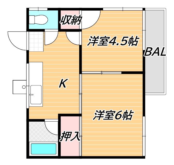 コーポ中澤 間取り図