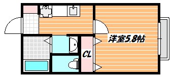 エスペラールⅢ 間取り図