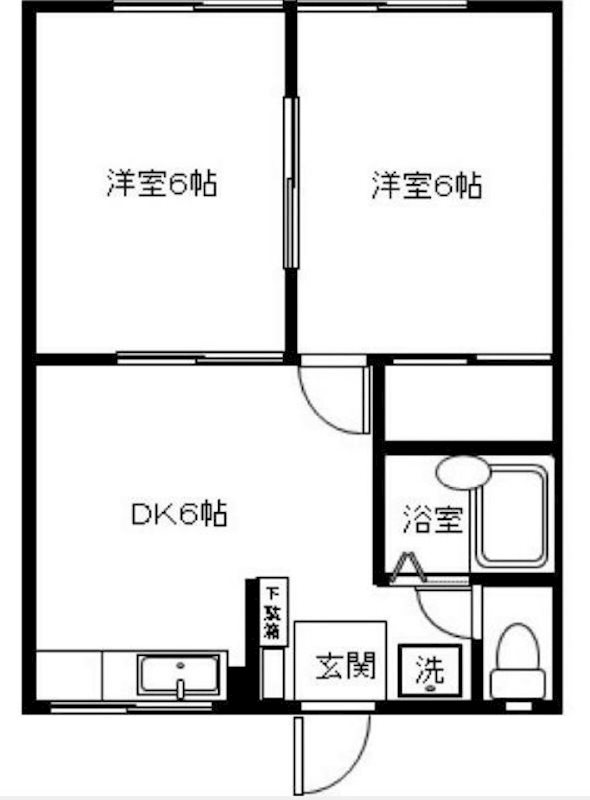 エステートピア加藤 101号室 間取り