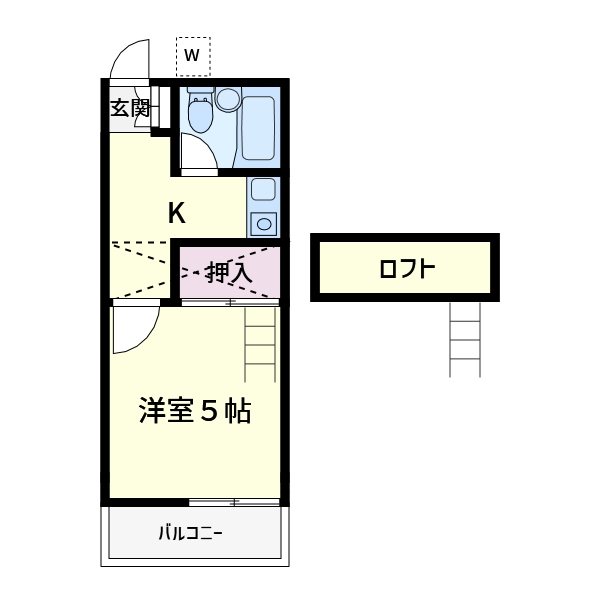 スターゲイツ弘明寺　2号棟 223号室 間取り