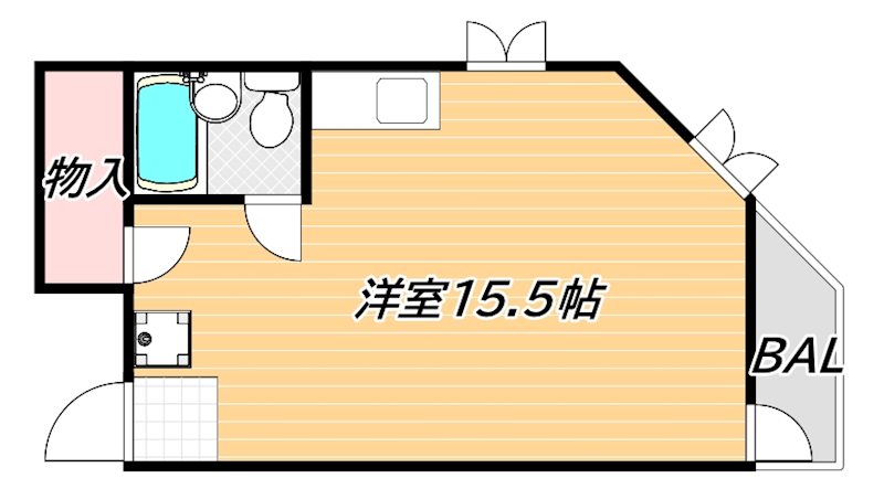ハイツ待夢 間取り図