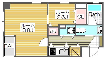 ヴェルフルール 間取り
