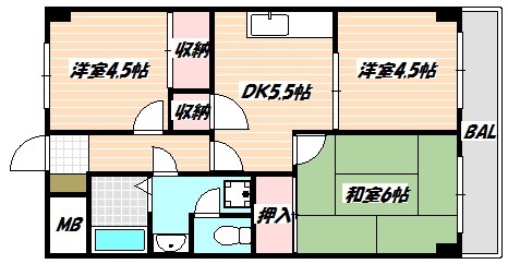 コスモビル 間取り図
