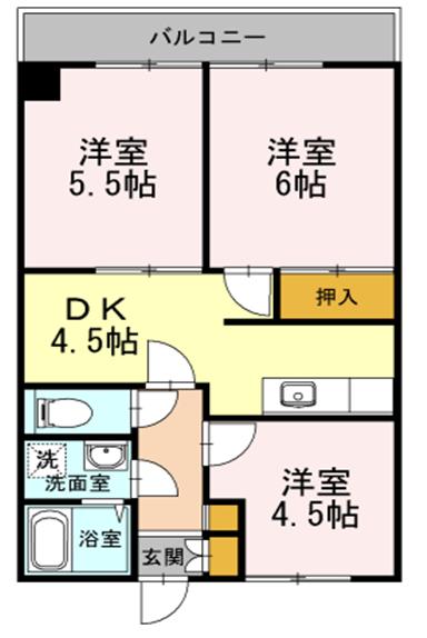 ウィルヴィラージュⅠ 間取り