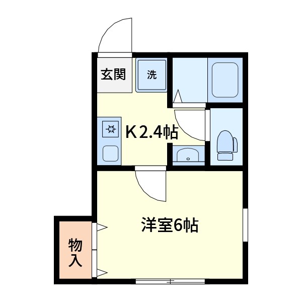 神奈川県川崎市川崎区京町３丁目 間取り