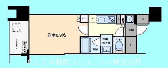 ラグゼナ磯子 302号室 間取り