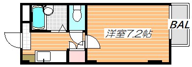 クレール相之川 間取り図