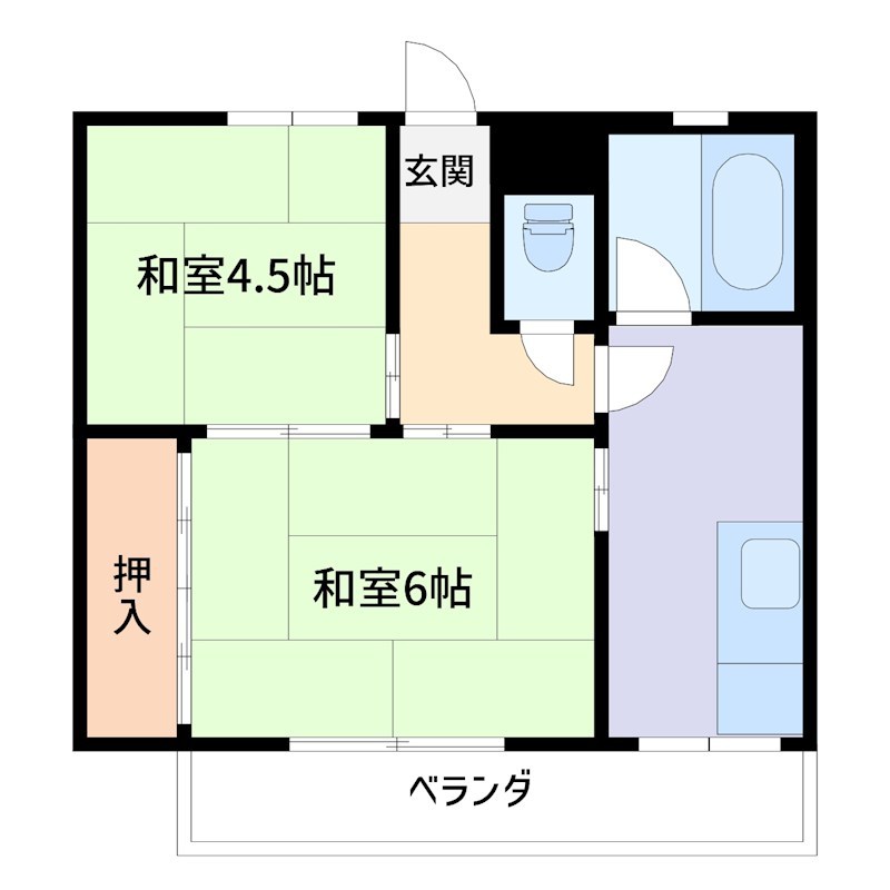 神奈川県横浜市鶴見区下末吉４丁目 間取り