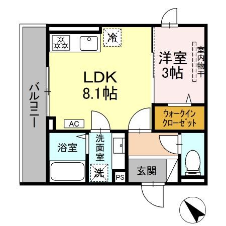 D-paina西寺尾 間取り