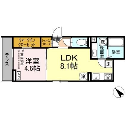 D-paina西寺尾 間取り