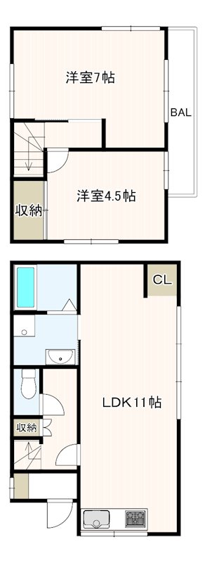 千葉県白井市根 間取り