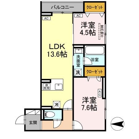 セレスティア西寺尾 間取り