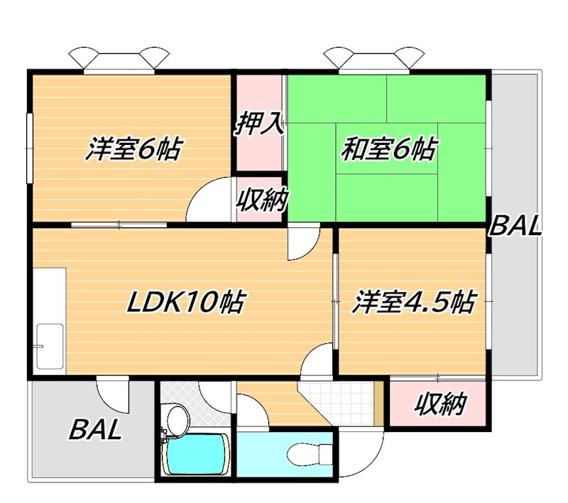 千葉県市川市湊新田１丁目 間取り