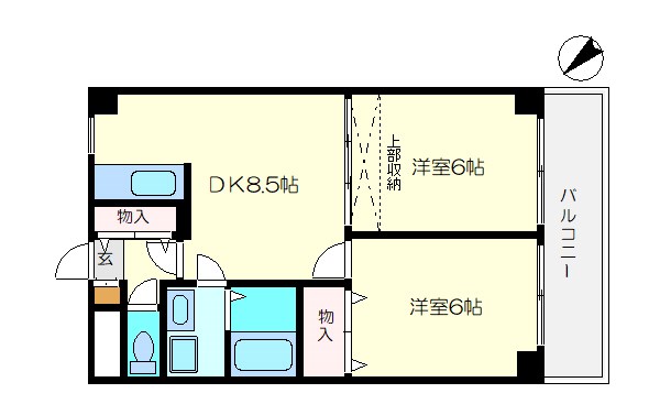 神奈川県川崎市川崎区田島町 間取り