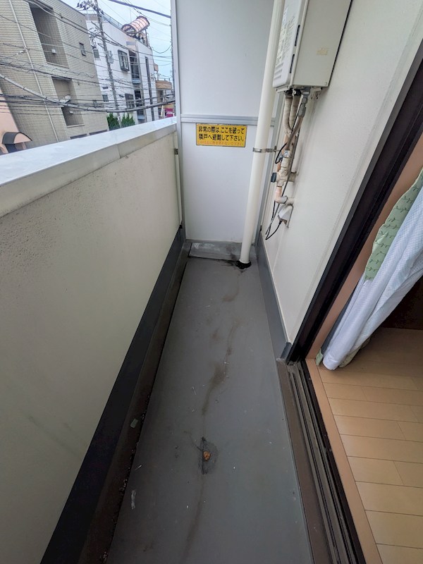 神奈川県川崎市中原区木月大町 ベランダ