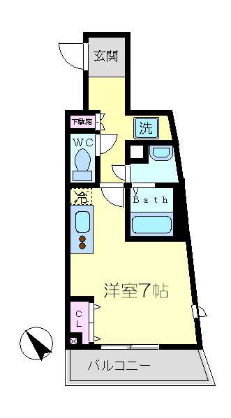 神奈川県川崎市川崎区池上新町２丁目 間取り